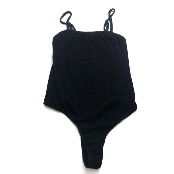 Black ribbed bodysuit - Picture 1 of 2
